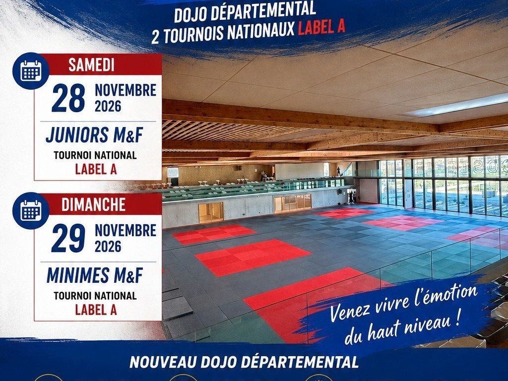 Image de l'actu 'SAVE THE DATE POUR NOS TOURNOIS NATIONAUX !'
