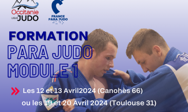 Formation Module 1 Para Judo
